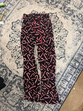 candy cane pajama pants